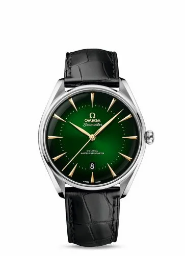Omega Seamaster Master Co-Axial 39.5 Macau Edition Stainless Steel / Green / Alligator 511.13.40.20.10.001 (51113402010001, 7612586306495)